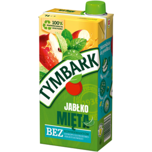Tymbark Napój jabłko mięta 1 l X6