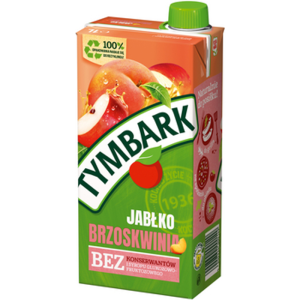 Tymbark Napój jabłko brzoskwinia 1 l X6