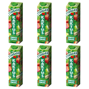 Tymbark Owoce Świata Napój wieloowocowy kaktus 1 l X6