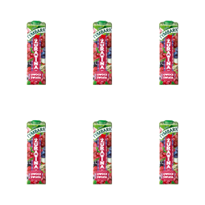 Tymbark Owoce Świata Napój wieloowocowy żurawina 1 l X6