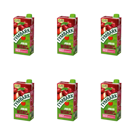 Tymbark Napój jabłko wiśnia 1 l X6