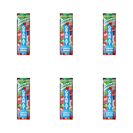 Tymbark Owoce Świata Napój wieloowocowy granat 1 l X6
