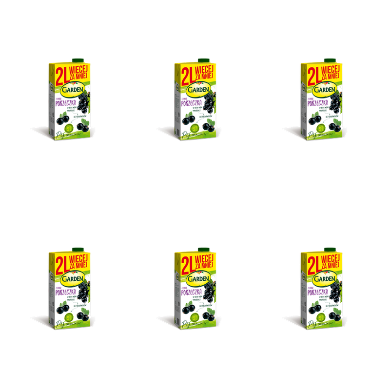 Garden Napój czarna porzeczka 2 l X6