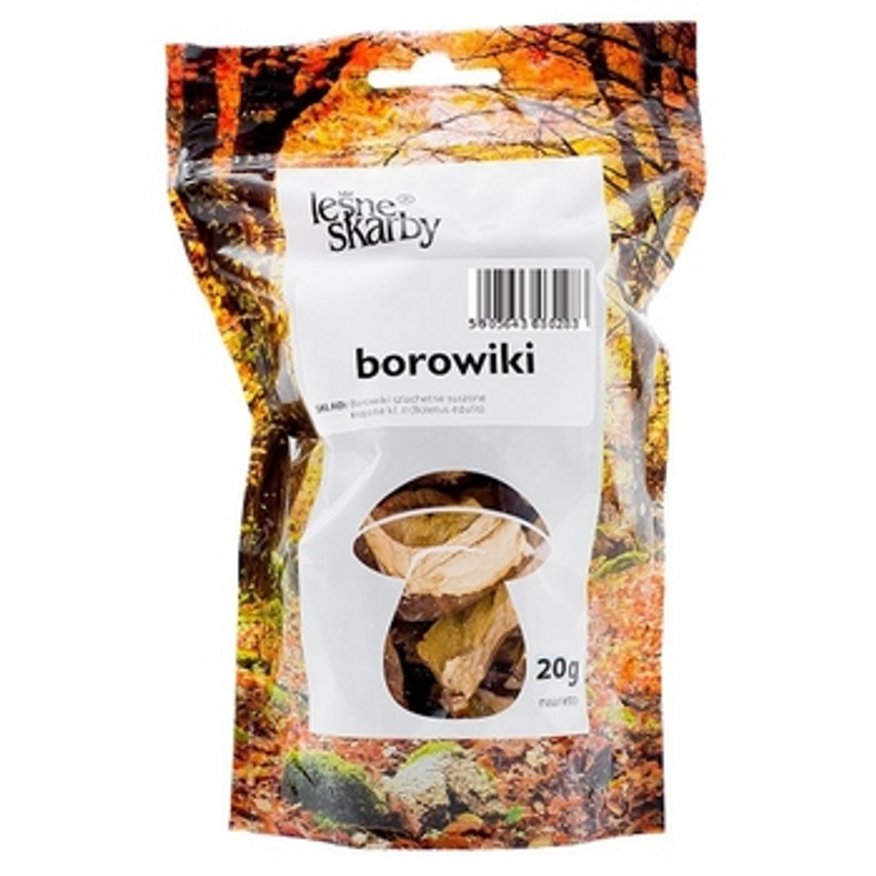 Kasol Borowiki suszone krojone 20g (Boletus Edulis) Leśne Skarby