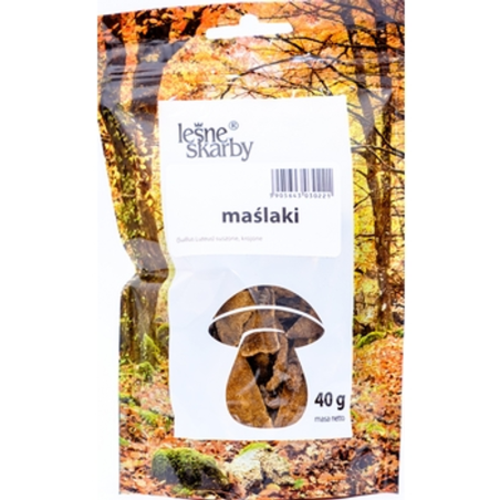 Maślak suszony krojony 40g Leśne Skarby