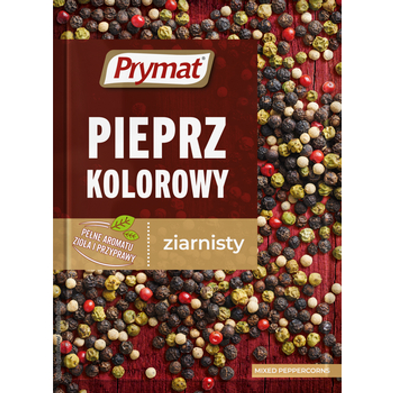 Pieprz kolorowy ziarnisty 15 g Prymat