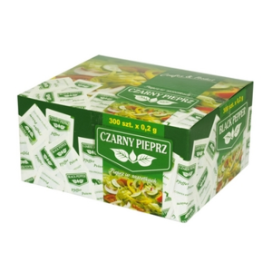Pieprz czarny w saszetkach 300 x 0,2 g Confex-Product