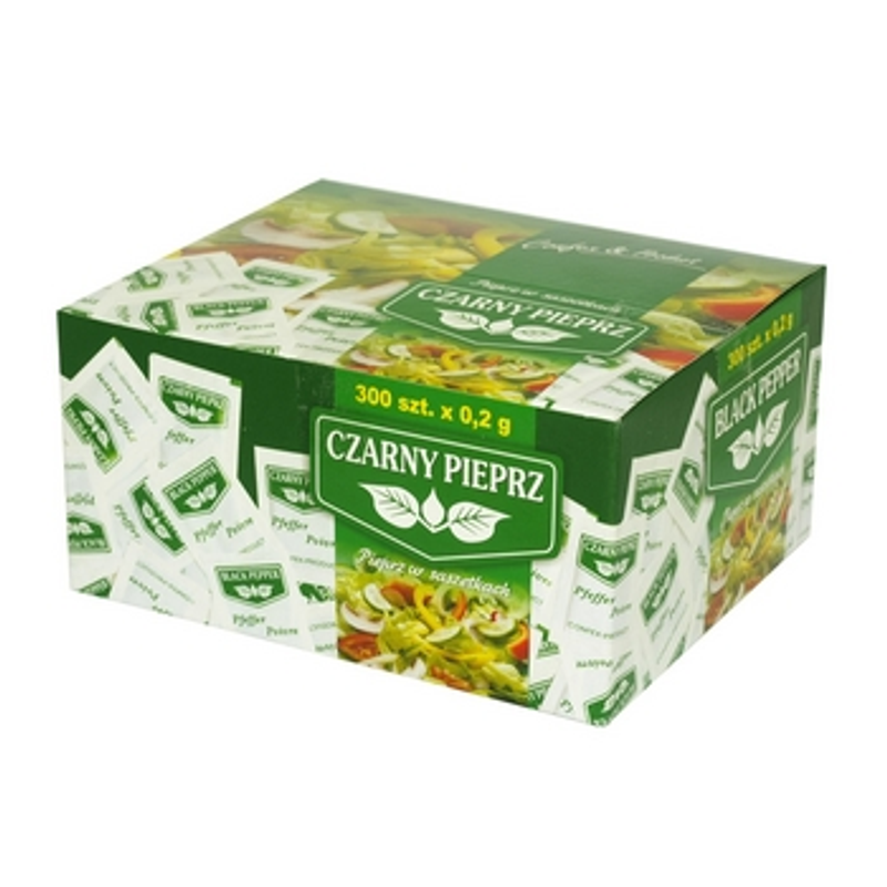 Pieprz czarny w saszetkach 300 x 0,2 g Confex-Product