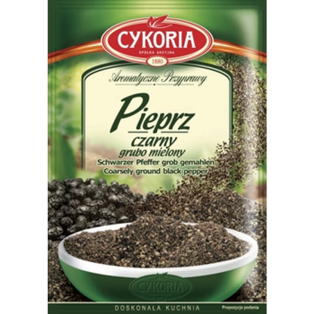 Pieprz czarny grubo mielony CYKORIA 20g