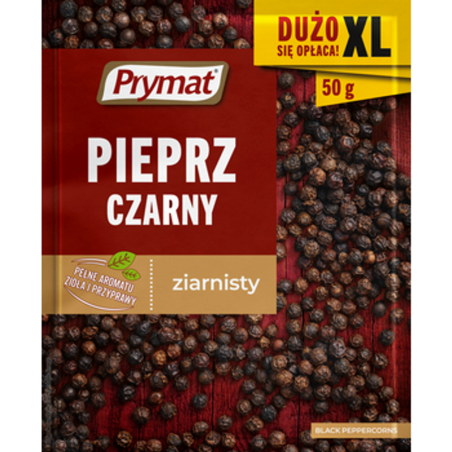 Pieprz czarny ziarnisty XXL 50g Prymat