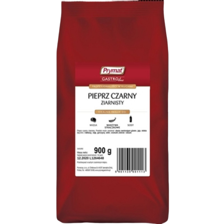 Pieprz czarny ziarnisty 900g Prymat Gastroline