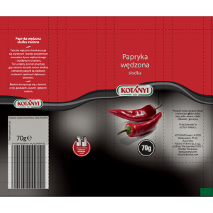 Kotanyi Papryka słodka wędzona 70g