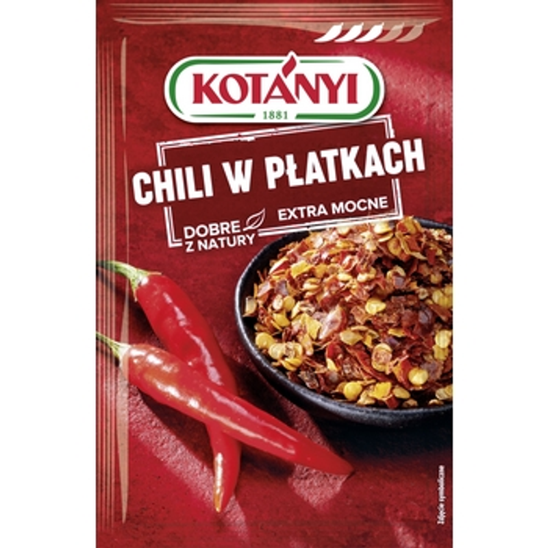 Kotanyi Chili w płatkach extra mocne 8g
