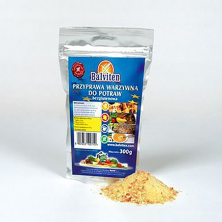 Balviten Przyprawa warzywna do potraw 300g. Produkt bezglutenowy