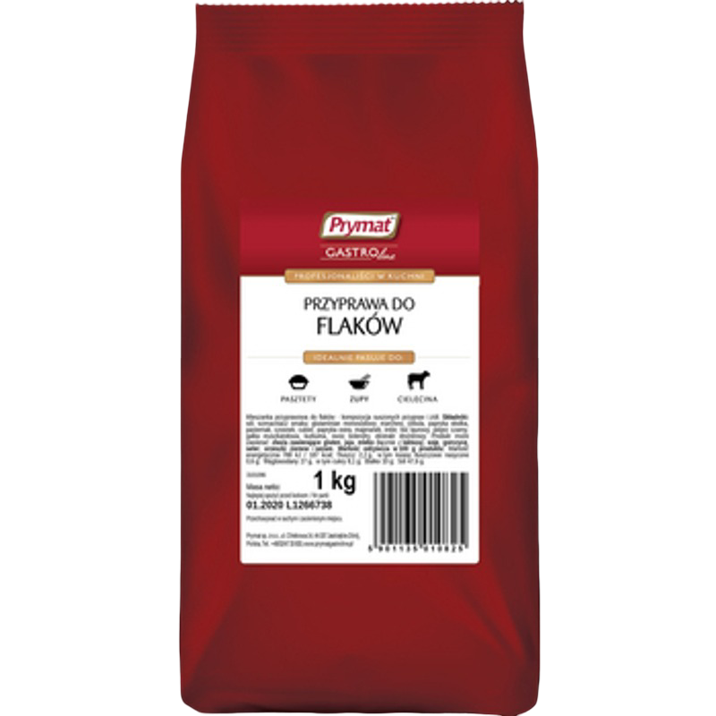 Mieszanka przyprawowa do flaków - kompozycja suszonych przypraw i ziół 1 kg Prymat Gastroline