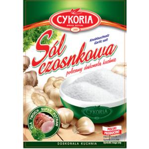 Sól Czosnkowa Aromatyczna - Przyprawa do Mięs Surówek Sałatek CYKORIA 40g