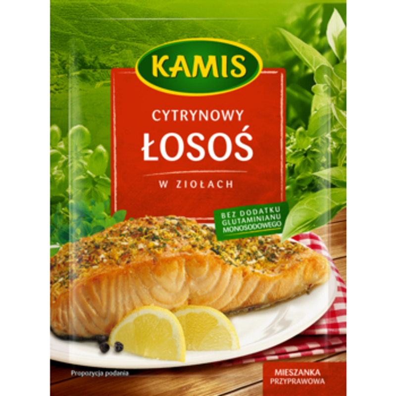 Kamis Cytrynowy Łosoś W Ziołach 18g