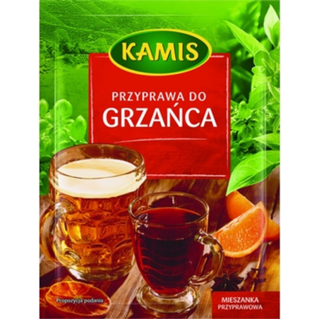 Kamis Przyprawa Do Grzańca - Mieszanka Przypraw Korzennych do Piwa Wina 40g