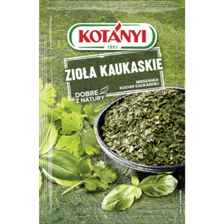 Kotanyi Przyprawa Zioła Kaukaskie - Mieszanka Przypraw Lekko Ostra 9g