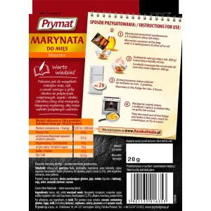 Marynata do mięs klasyczna 20g Prymat
