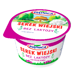 Serek wiejski bez laktozy 200g Piątnica X12
