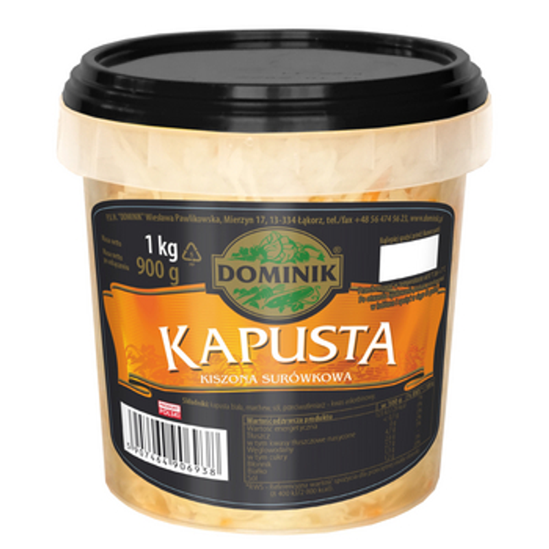KAPUSTA KISZONA SURÓWKOWA POLSKA 1KG DOMINIK