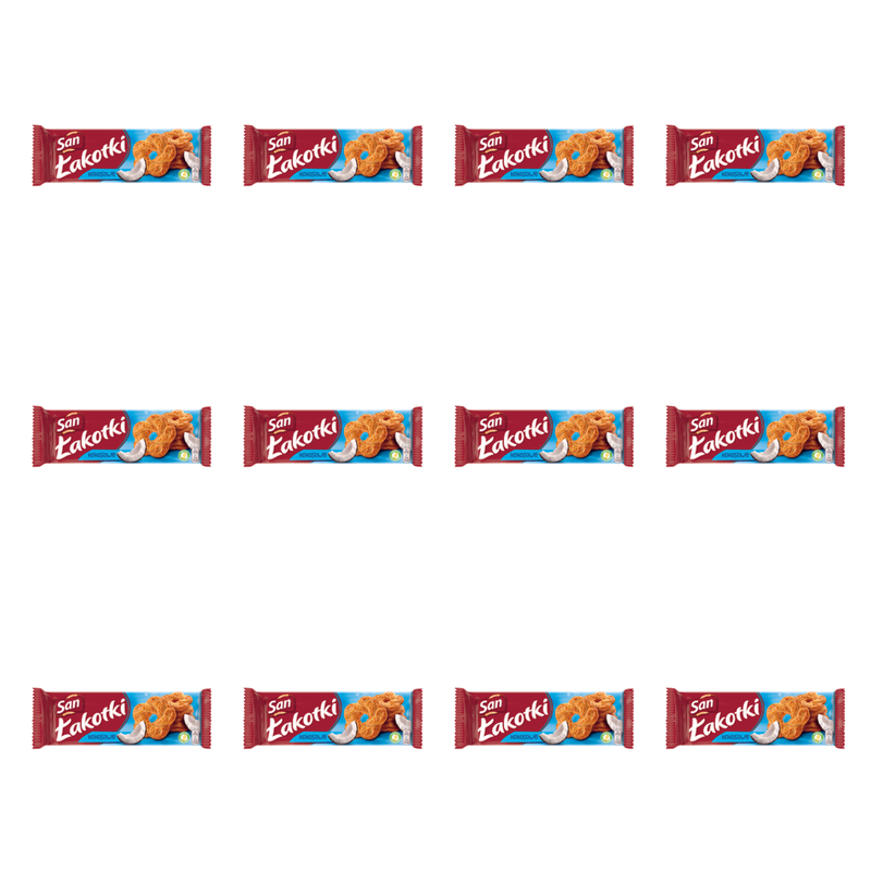 San Lakotki Kokosowe 168g X12