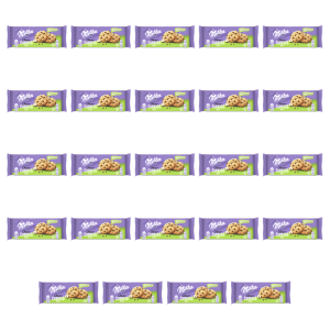 Milka Ciasteczka Pieguski Choco - Ciastka z Kawałkami Czekolady 135g X24