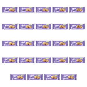 Milka Ciasteczka Pieguski Nut Ciastka z Kawałkami Czekolady i Orzechów 135g X24