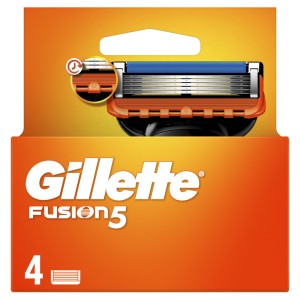 Gillette Fusion 5 Ostrza wymienne do maszynki do golenia dla mężczyzn, 4 szt.