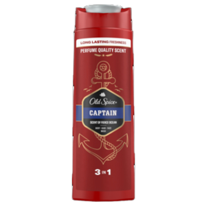 Old Spice Captain Męski płyn do kąpieli, żel pod prysznic i szampon 3 w 1 400ml