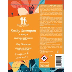 Hegron suchy szampon 200 ml Tropical Summer