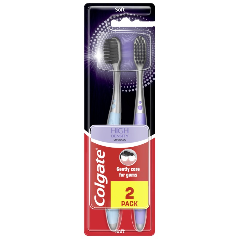 Colgate Szczoteczka do zębów miękka High Density 2 sztuki