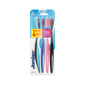 JORDAN szczoteczka do zębów Ultimate You medium 4-pack