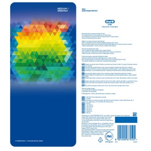 Oral-B Color Collection Manualna szczoteczka do zębów, 4 sztuki