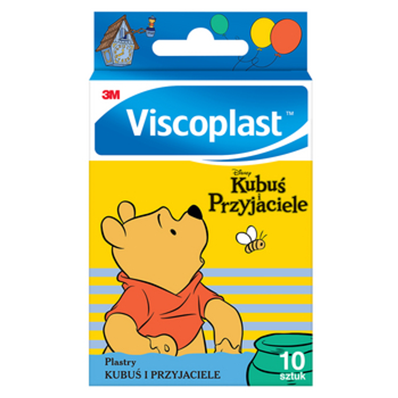 Viscoplast™ Plastry Kubuś i Przyjaciele, 72 mm x 25 mm, pudełko/10 szt.