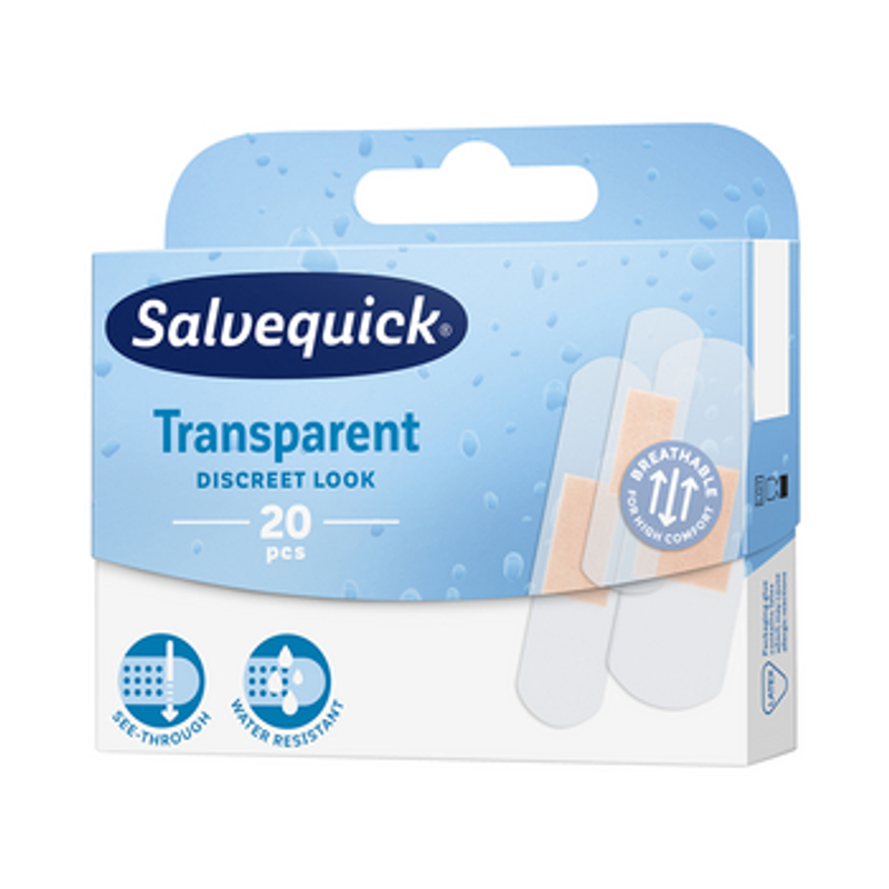 SALVEQUICK plastry Transparent 20 szt.
