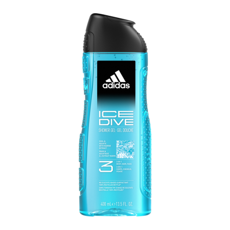 adidas Ice Dive żel pod prysznic 3 w 1 dla mężczyzn, 400 ml