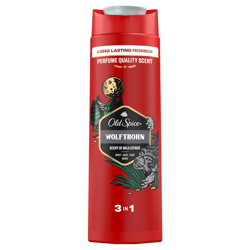 Old Spice Wolfthorn Żel pod prysznic i szampon dla mężczyzn 400 ml