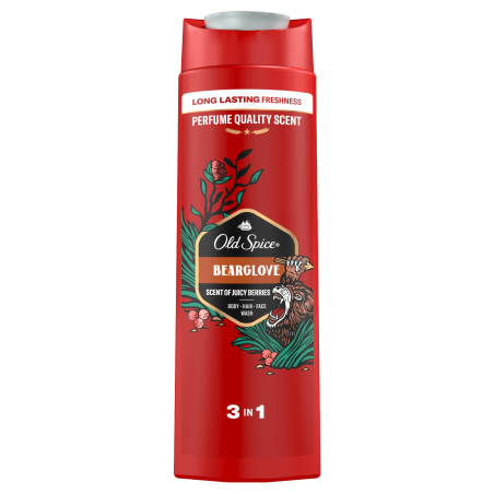 Old Spice Bearglove Żel pod prysznic i szampon dla mężczyzn 400 ml