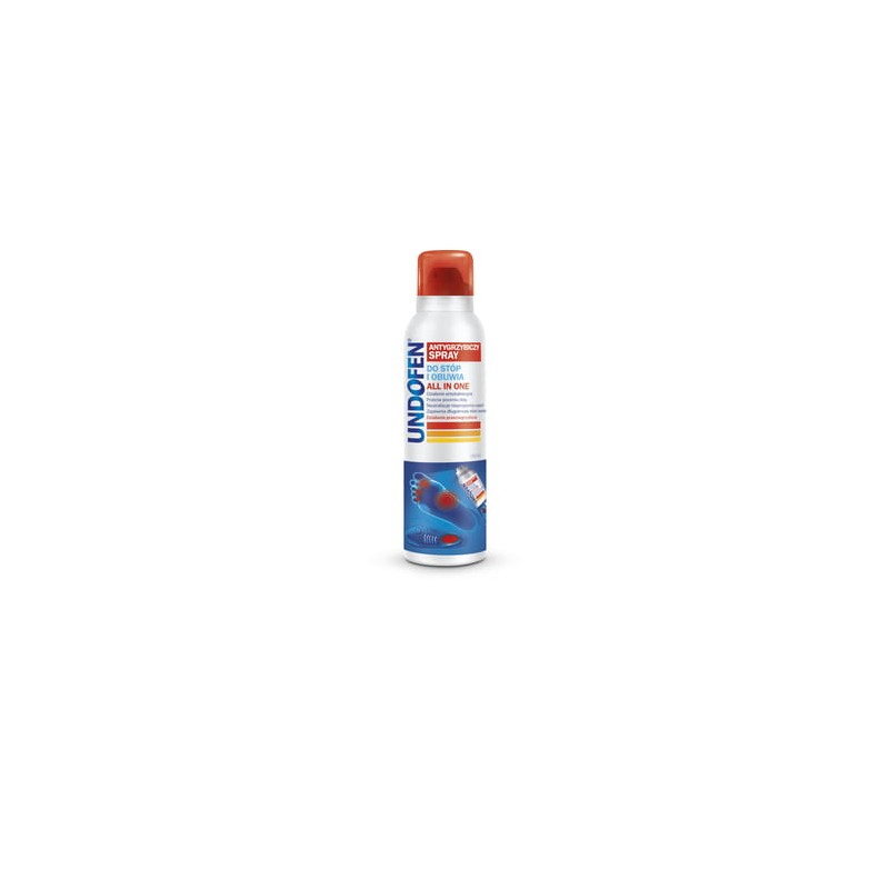 UNDOFEN antygrzybiczy ALL IN ONE spray do stóp i obuwia 150 ml