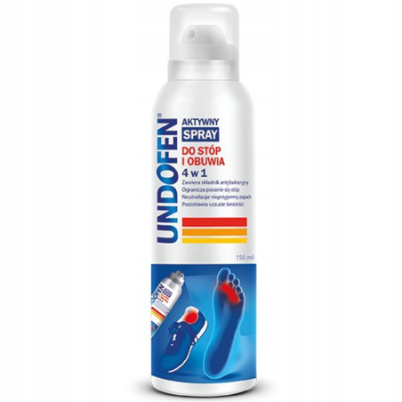 UNDOFEN aktywny spray do stóp i butów 4w1 150ml