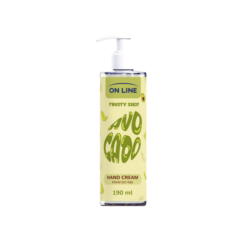 ON LINE Fruit shot krem do rąk AWOKADO 190ml