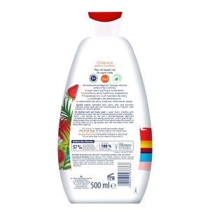 BOBINI Fun Płyn do kąpieli i żel do mycia Wysoka piana o zapachu truskawek 500ml