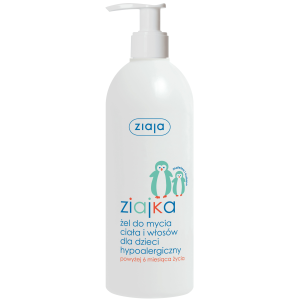 Ziajka Żel do mycia ciała i włosów 400 ml