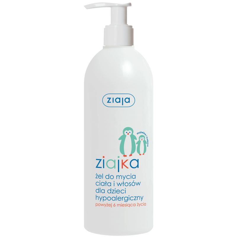 Ziajka Żel do mycia ciała i włosów 400 ml