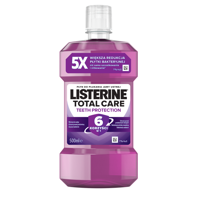 Listerine płyn do płukania jamy ustnej Total Care 500 ml