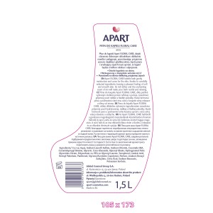 APART Floral care pielęgnacyjny płyn do kąpieli 1,5l irys
