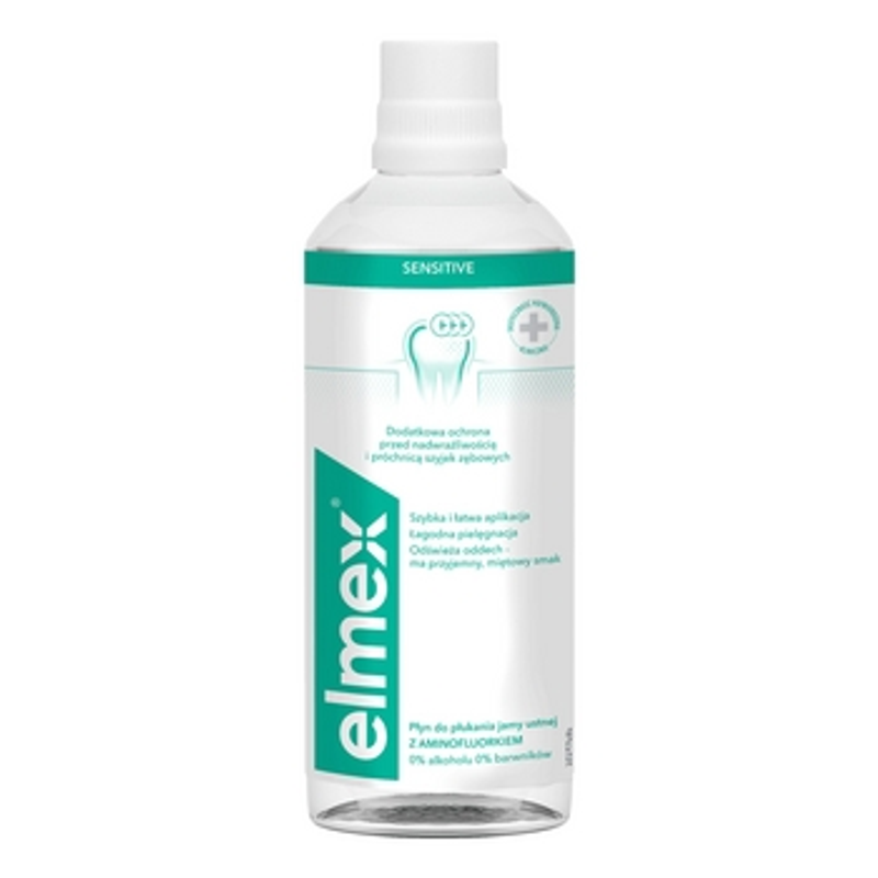 elmex Płyn do płukania jamy ustnej Sensitive 400 ml
