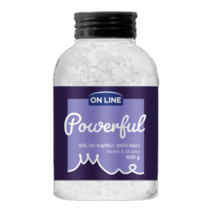 ON LINE SÓL DO KĄPIELI Powerful Sweet & Musky 600 g